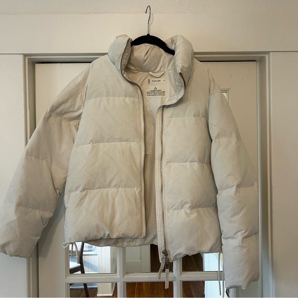 Everlane White Puffer Jacket - image 2